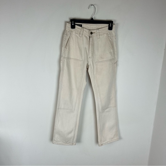 NEW ON THIS DAY OTD unisex carpenter pants in natural Size 26 - Picture 8 of 11
